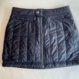 Athleta Black Toasty Buns Puffer Skirt